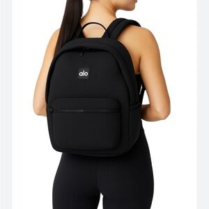 ALO Yoga Classic Black Backpack with Pouch